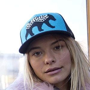 Pistil Ursa Bear Wool Blend Trucker Hat Snapback